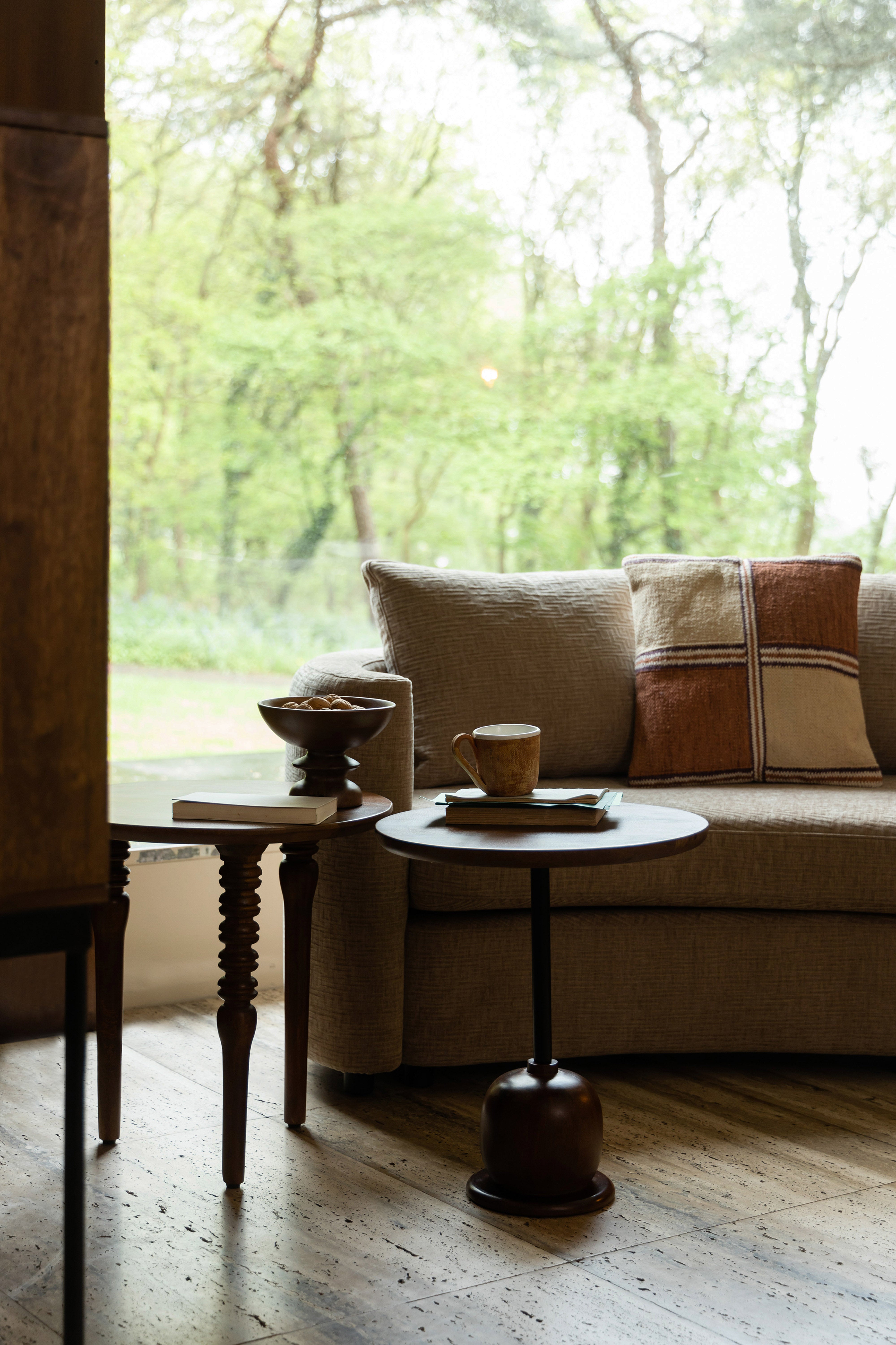 Dutchbone Cove Walnut Brown Mango Wood Side Table